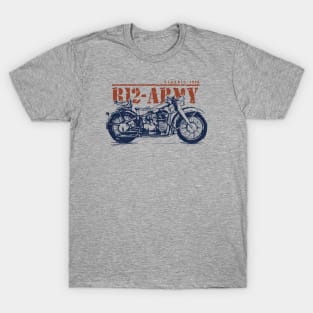 VINTAGE MOTORCYCLE - CLASSIC ARMY T-Shirt